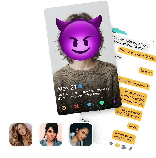 Profil de rencontre masqué découvert par Veriko